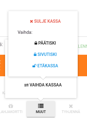 kassansulkeminen