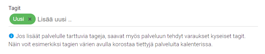 palvelutagi